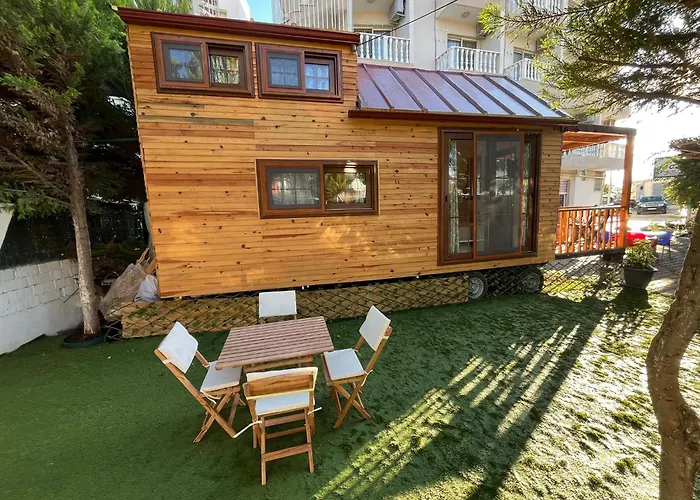 Hébergement de vacances Tiny House In Altinkum, 100 M From The Sea *